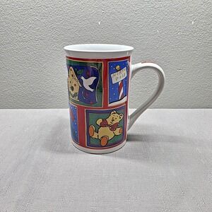 Fine Works Designs Limited Edition Christmas Collage Coffee Mug Cup